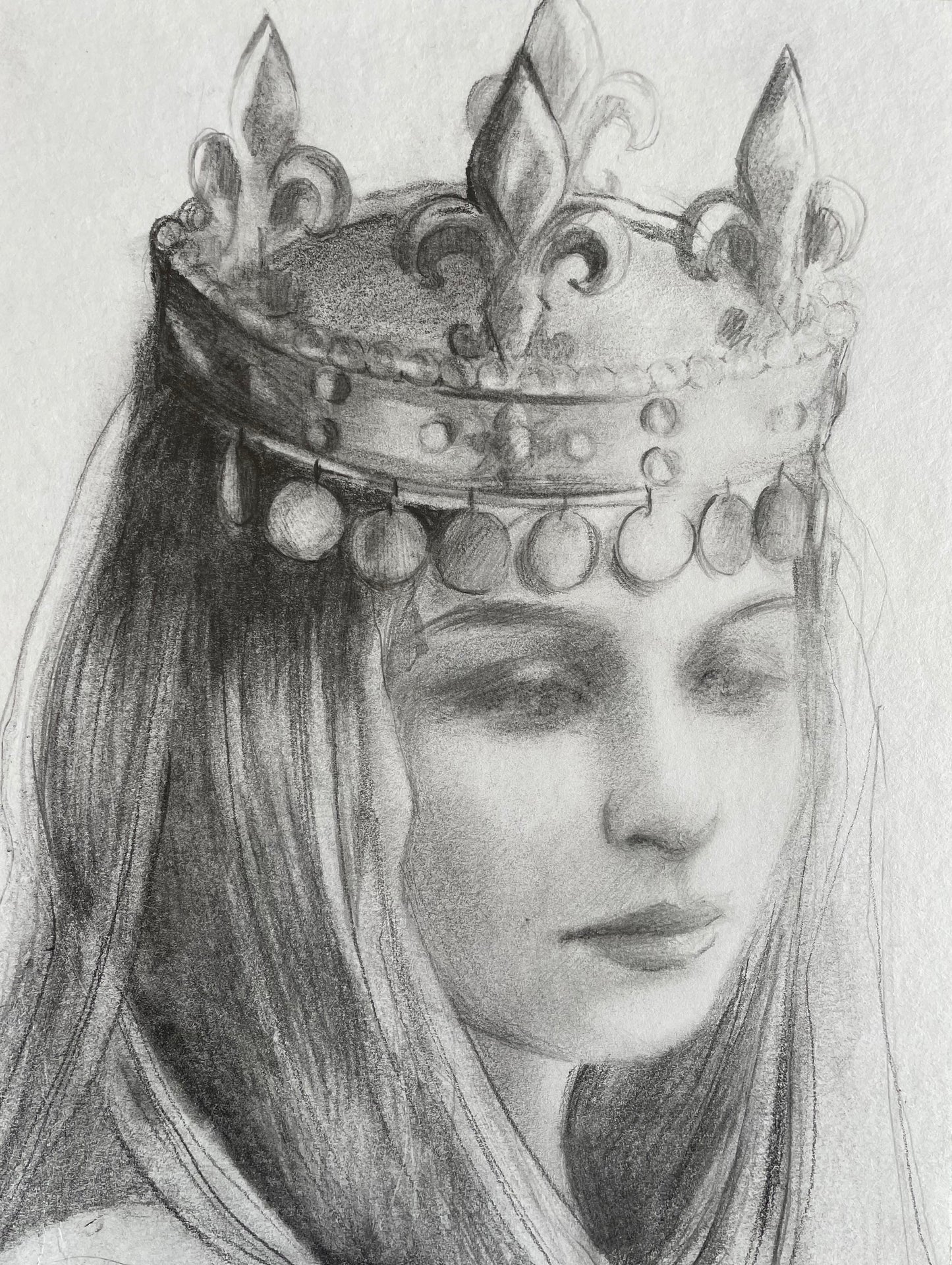 "The weight of Dreams" original graphite drawing